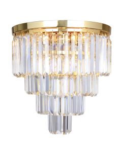 Plafonnier doré design, Kajol