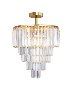 Plafonnier doré design, Kajol
