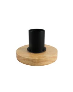 Lampe de table sans abat-jour bois, Rika