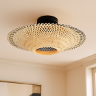 Lampe plafond marronne rustique, Cordoba