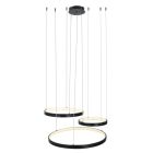 Suspension noire design, Giorgio, 60W, 2700K LED