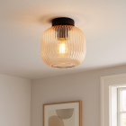 Plafonnier rose design, Charlois