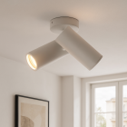 Spot plafond blanc moderne, Nadi