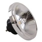 Olucia ampoule LED GU10 (AR111) gradable Clint, noir, 6W, 4000K