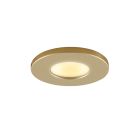 Spot encastré veranda de coleur laiton Dico, IP65, gradable