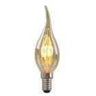 Olucia ampoule LED bougie E14 gradable Tuelo, ambre, 2W, 2200K