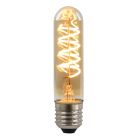 Olucia ampoule LED tube E27 gradable Damien, ambre, 4W, 2200K
