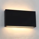Luminaire extérieur noire moderne, Cailey, 10W, 3000K LED, IP54