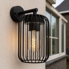 Luminaire extérieur noir moderne, Enya, IP44