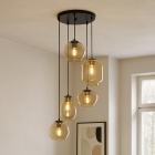 Suspension ambre moderne, Caia