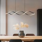 Suspension noire design, Kuno, 45W, 3000K LED, gradable en 3 étapes