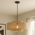 Suspension marronne rustique, Selena