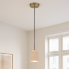Suspension en marbre beige, Claes