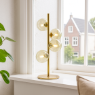 Lampe de table verte design, Remo, avec interrupteur