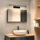 Éclairage miroir noir moderne, Steffy, 6W, 3000K LED, IP44