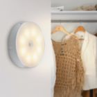 Veilleuse blanche en plastique, Ilene, 1,5W, 3000K LED