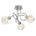 Spot plafond chromé design, Nessa