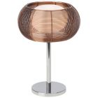 Lampe de table bronze moderne, Amela, avec interrupteur