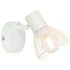 Applique murale blanche moderne, Aina