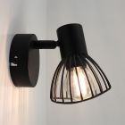 Spot mural noir industriel, Aina