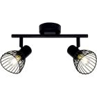 Spot plafond noir industriel, Aina