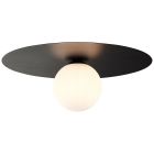 Lampe plafond noire moderne, Gazi