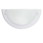Applique murale blanche en verre, Angely