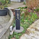 Luminaire extérieur noir industriel, Ramla, IP44