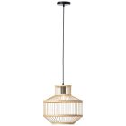 Suspension en bois noire, Luit