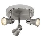 Spot plafond chromé en métal, Roel, 7W, 3000K LED