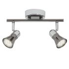 Spot plafond chromé en métal, Levijn