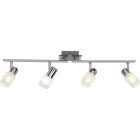 Spot plafond chromé en métal, Blake, 28W, 2700K LED