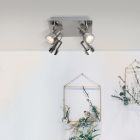 Spot plafond chromé moderne, Haven