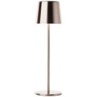 Lampe de table d'extérieur rechargeable cuivre moderne, Skander, 4W, blanc chaud à froid réglable LED, IP44, avec variateur tactile
