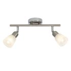 Spot plafond chromé en métal, Lats