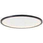 Panneau LED plafonnier noir moderne, Yamal, 36W, blanc chaud à froid réglable LED, avec télécommande