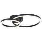 Plafonnier noir design, Maladon, 20W, 4000K LED