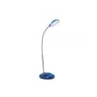 Lampe de bureau bleue en plastique, Marenthe, 2W, 6000K LED, avec interrupteur
