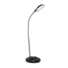 Lampe de bureau noire en plastique, Marenthe, 2W, 6000K LED, avec interrupteur