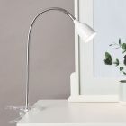 Spot à pince blanc en plastique, Kit, 2,4W, 3000K LED, avec interrupteur