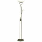 Lampadaire liseuse laiton moderne, Joann, 18W, 3000K LED, avec interrupteur