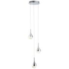 Suspension chromée classique, Emma, 5W, 3000K LED