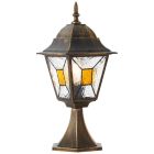 Luminaire extérieur couleur rouille classique, Levinus, IP44