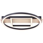 Lampe plafond marronne design, Konrad, 20W, 3000K LED