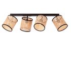 Spot plafond beige rustique, Emmelie