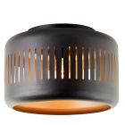 Lampe plafond noire industrielle, Veronika
