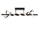 Plafonnier noir moderne, Quang, 16W, 3000K LED