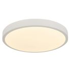 Lampe plafond marronne moderne, Asude, 60W, couleur réglable LED, avec télécommande