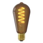 Calex ampoule LED Edison E27 gradable marron, 4W, 1800K