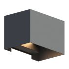 Applique up and down en aluminium anthracite, Dion, 7W, 3000K LED, IP54